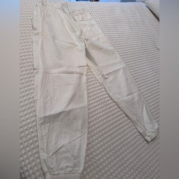 GAP white Drawstring Pants - Picture 2 of 3